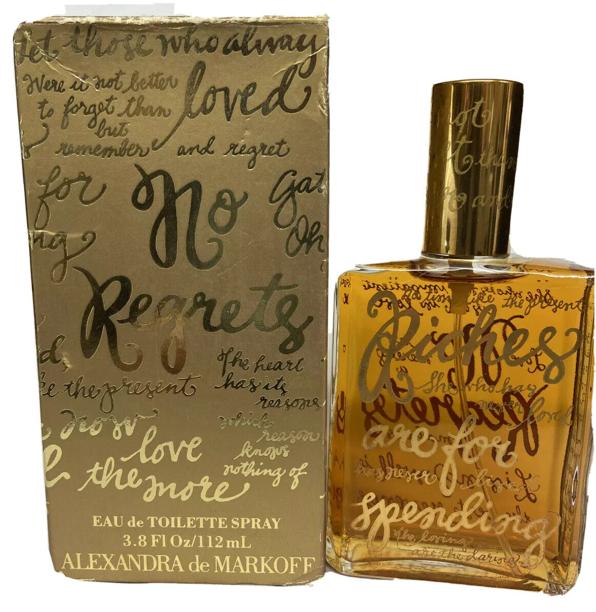 ALEXANDRA DE MARKOFF NO REGRETS EAU DE TOILETTE SPRAY